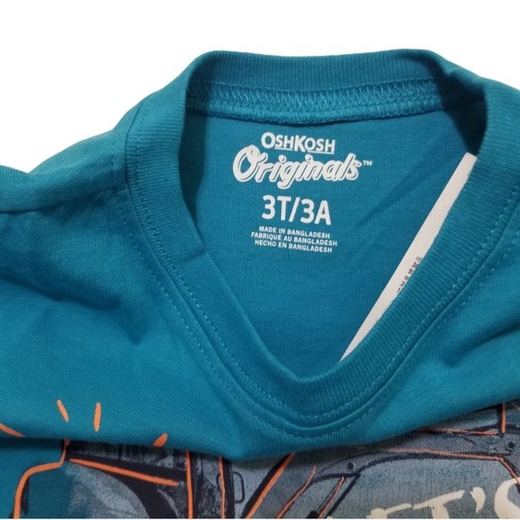 Oshkosh B'Gosh Toddler Boy‎ Graphic Tee Shirt NWT - Picture 3 of 3